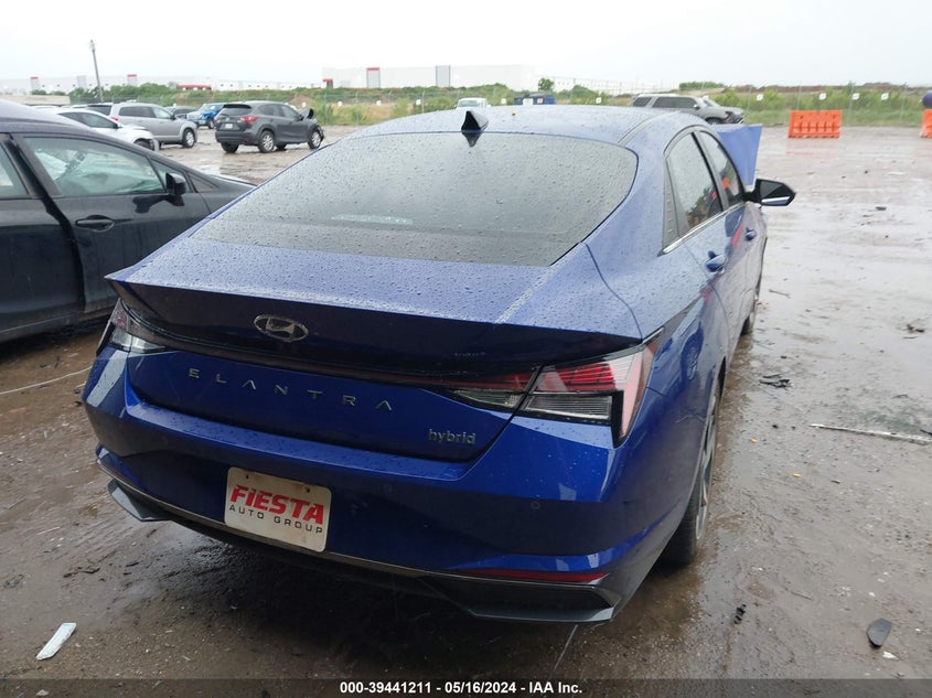 VIN KMHLN4AJ2MU010150 2021 HYUNDAI ELANTRA HYBRID LIMITED