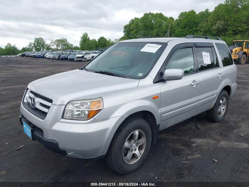 2007 Honda Pilot Ex VIN: 5FNYF18417B029744 Lot: 39441213