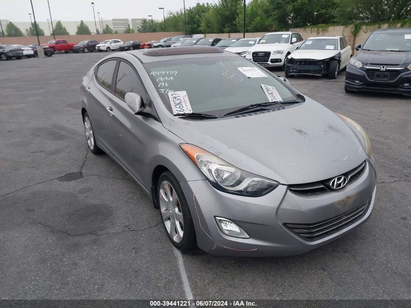 2013 Hyundai Elantra Limited VIN: KMHDH4AE0DU514744 Lot: 39441221