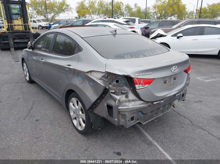 2013 Hyundai Elantra Limited VIN: KMHDH4AE0DU514744 Lot: 39441221