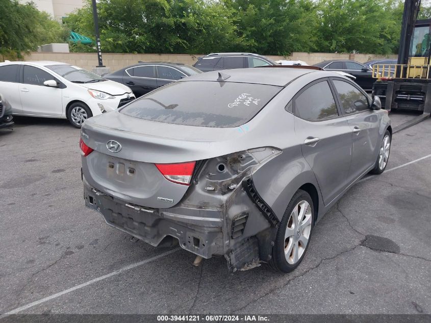 2013 Hyundai Elantra Limited VIN: KMHDH4AE0DU514744 Lot: 39441221