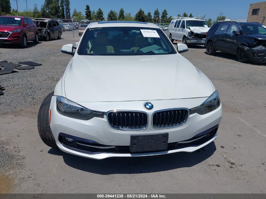 2017 BMW 330I VIN: WBA8B9G59HNU50325 Lot: 39441238