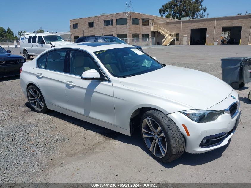 2017 BMW 330I VIN: WBA8B9G59HNU50325 Lot: 39441238