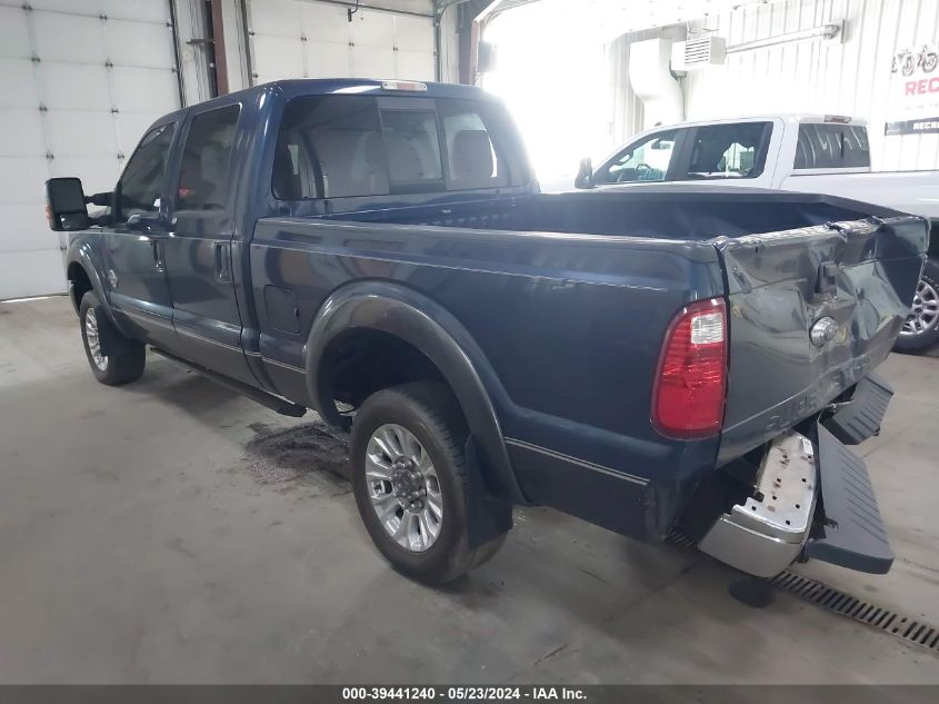 2015 Ford F-250 Lariat VIN: 1FT7W2BT9FEC98138 Lot: 39441240