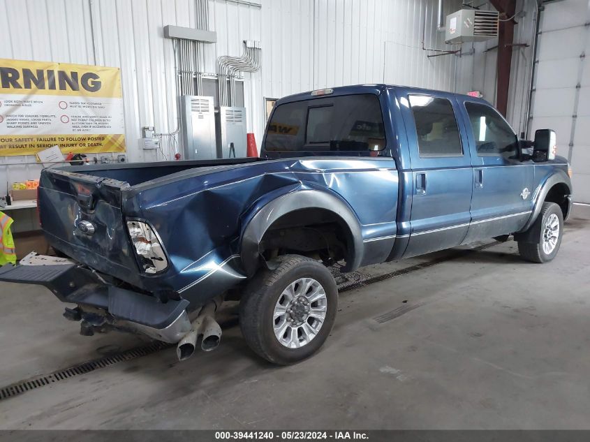 2015 Ford F-250 Lariat VIN: 1FT7W2BT9FEC98138 Lot: 39441240