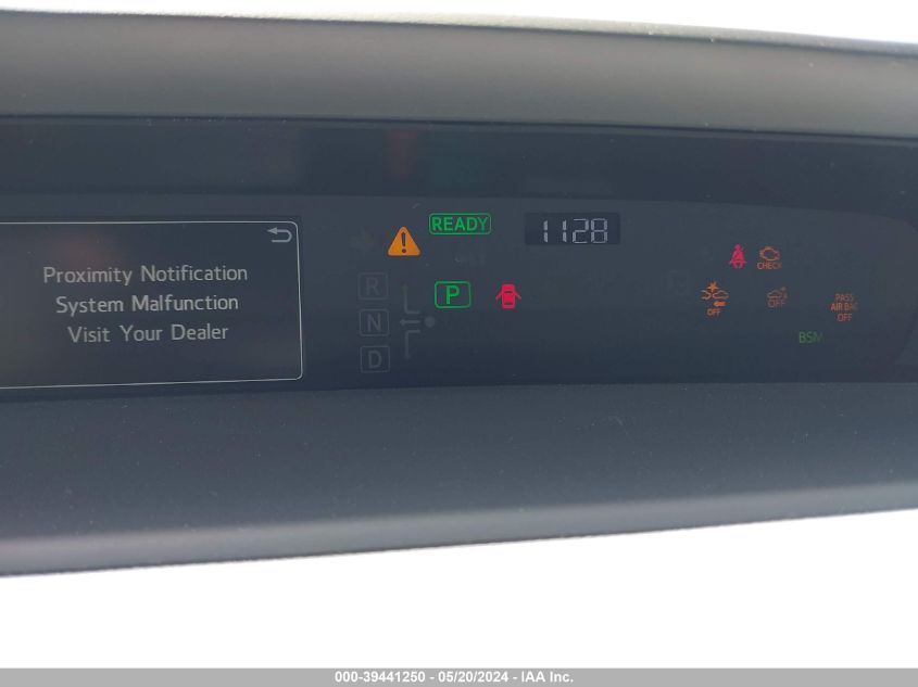 2019 Toyota Prius Xle VIN: JTDKARFU7K3095629 Lot: 39441250