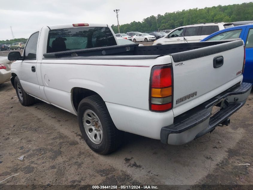 2006 GMC Sierra 1500 Work Truck VIN: 1GTEC14V26Z120444 Lot: 39441258