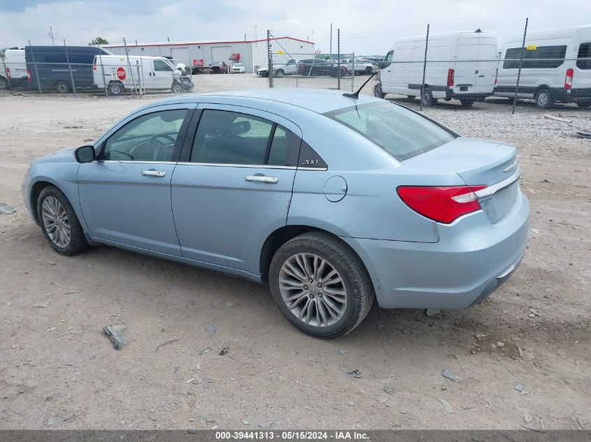 2013 Chrysler 200 Limited VIN: 1C3CCBCG6DN592493 Lot: 39441313