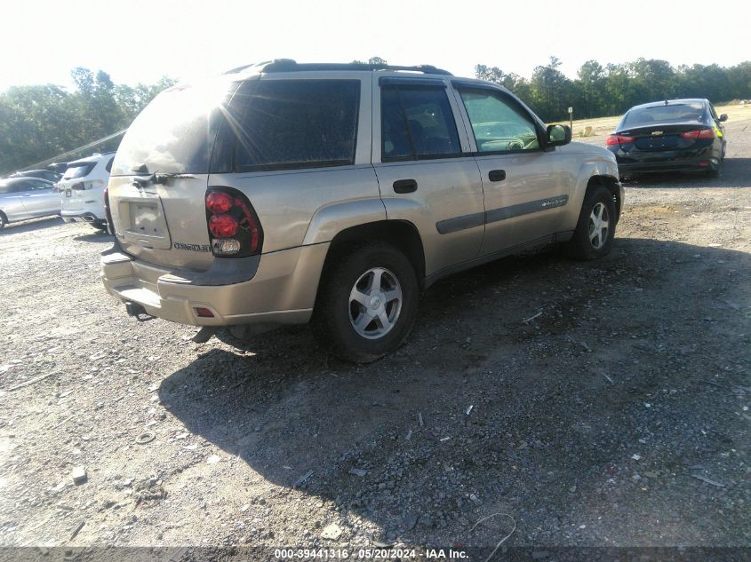 2004 Chevrolet Trailblazer Ls VIN: 1GNDT13S342327988 Lot: 39441316