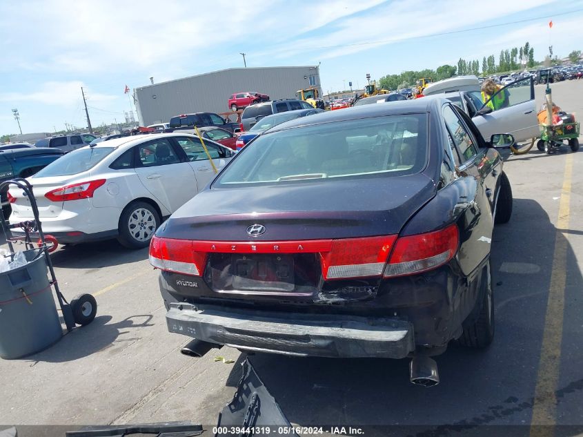 2006 Hyundai Azera Limited/Se VIN: KMHFC46FX6A053274 Lot: 39441319