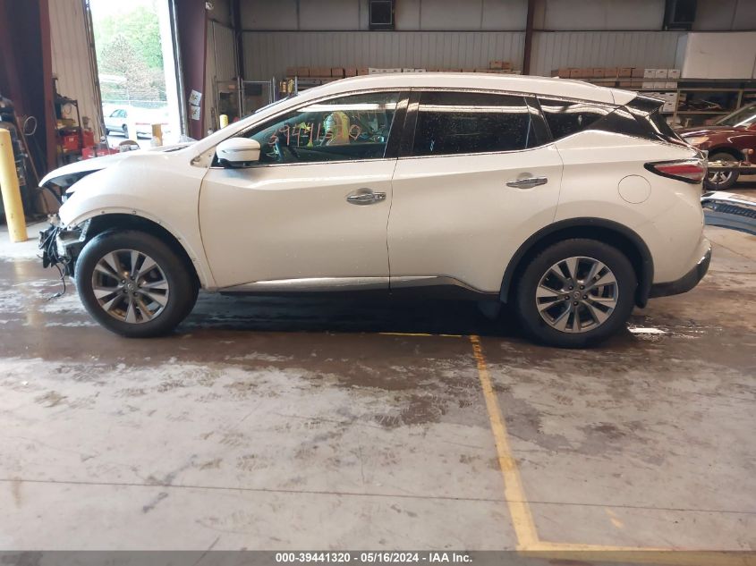 2015 Nissan Murano Sl VIN: 5N1AZ2MH1FN271744 Lot: 39441320