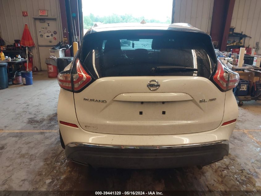 2015 Nissan Murano Sl VIN: 5N1AZ2MH1FN271744 Lot: 39441320