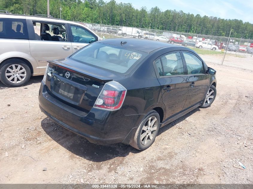 2012 Nissan Sentra 2.0 Sr VIN: 3N1AB6AP7CL720371 Lot: 39441326