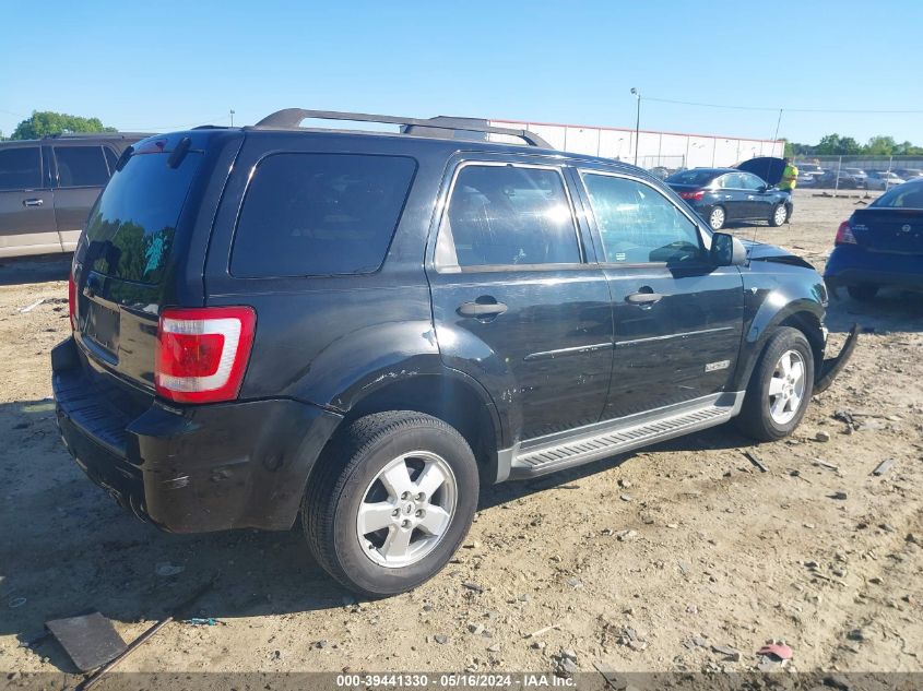 2008 Ford Escape Xlt VIN: 1FMCU03118KA51072 Lot: 39441330