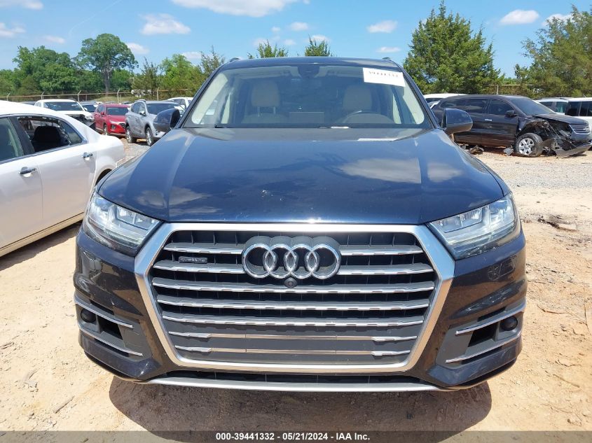 2017 Audi Q7 3.0T Premium VIN: WA1LAAF74HD026331 Lot: 39441332