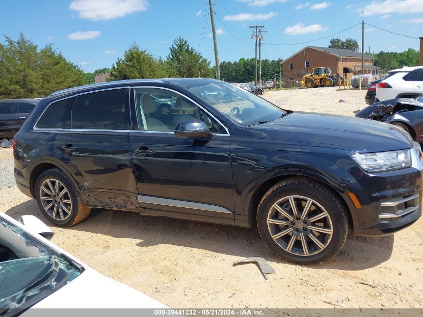 2017 Audi Q7 3.0T Premium VIN: WA1LAAF74HD026331 Lot: 39441332