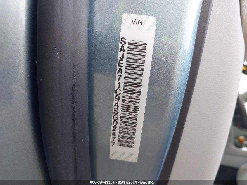 2004 Jaguar Xj Xj8 VIN: SAJEA71C94SG02477 Lot: 39441334