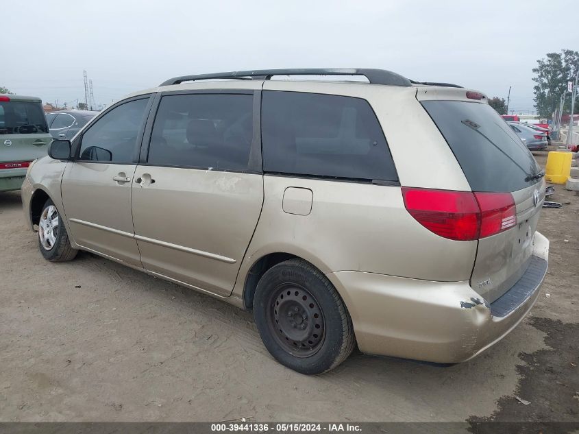 2004 Toyota Sienna Le VIN: 5TDZA23C94S169605 Lot: 39441336