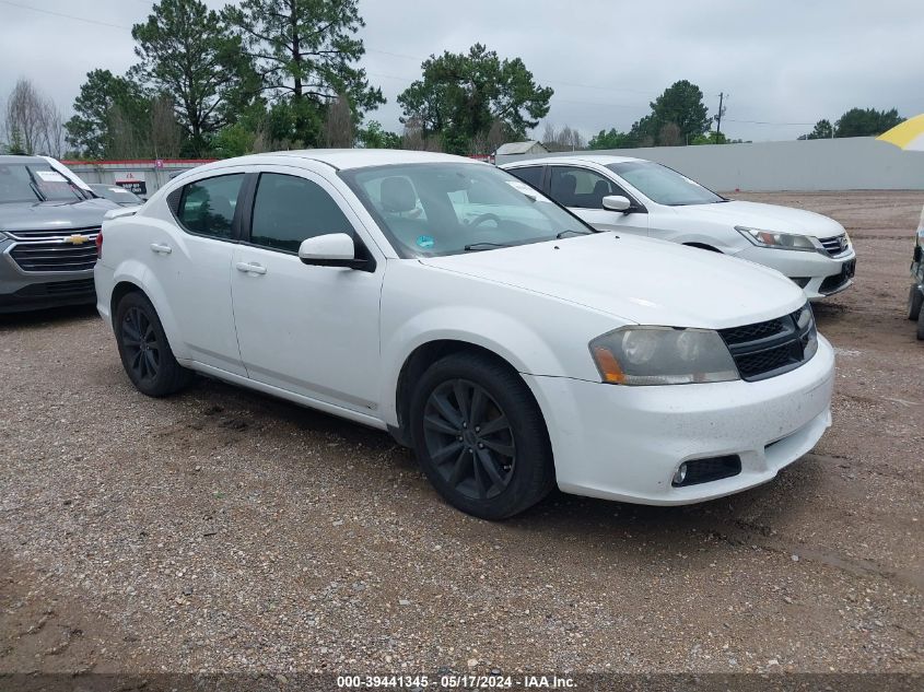 2014 Dodge Avenger Sxt VIN: 1C3CDZCB2EN202551 Lot: 39441345