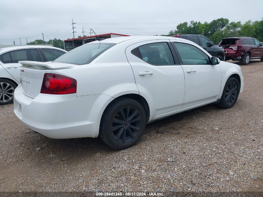 2014 Dodge Avenger Sxt VIN: 1C3CDZCB2EN202551 Lot: 39441345