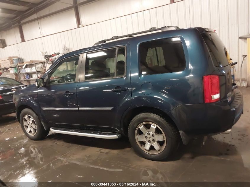 2011 Honda Pilot Touring VIN: 5FNYF4H92BB068235 Lot: 39441353