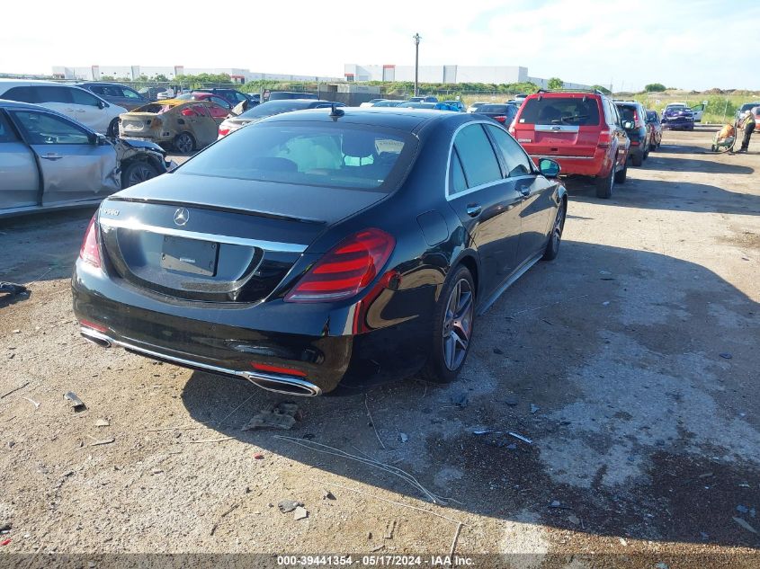 2019 Mercedes-Benz S 560 VIN: WDDUG8DB7KA443434 Lot: 39441354