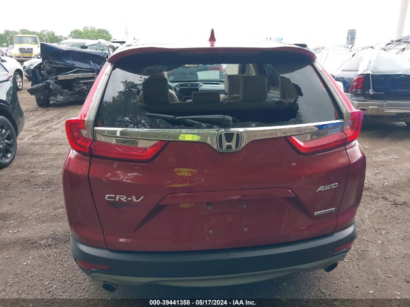 2019 HONDA CR-V TOURING - 2HKRW2H99KH620999
