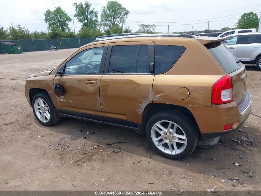 2011 Jeep Compass Limited VIN: 1J4NT5FB0BD166107 Lot: 39441369