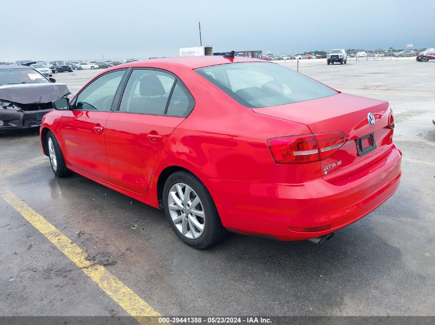 2015 Volkswagen Jetta 1.8T Se VIN: 3VWD17AJ7FM259683 Lot: 39441388