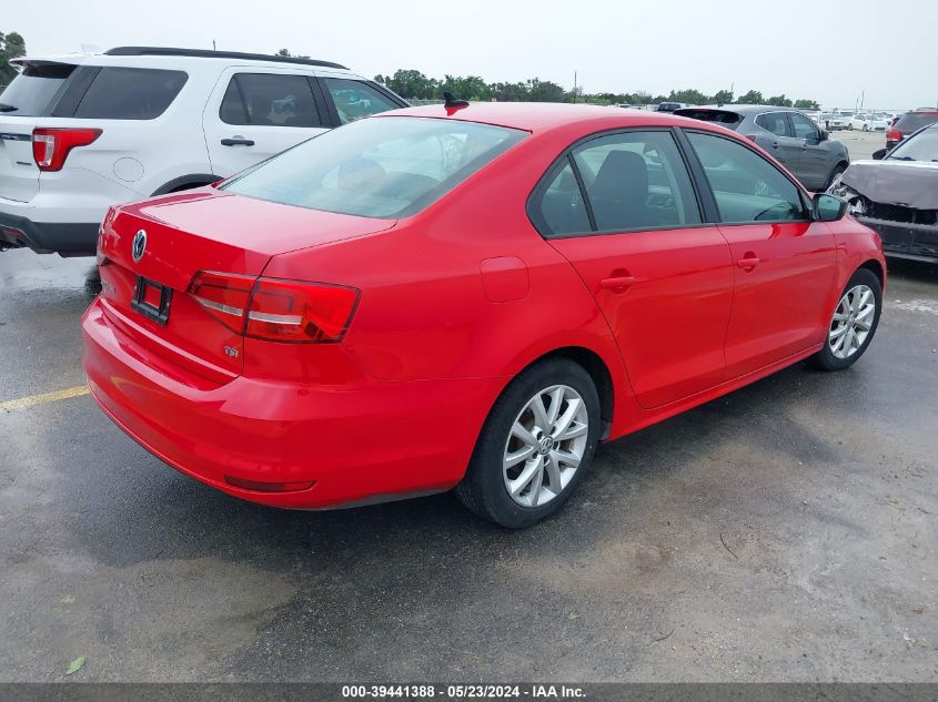 2015 Volkswagen Jetta 1.8T Se VIN: 3VWD17AJ7FM259683 Lot: 39441388