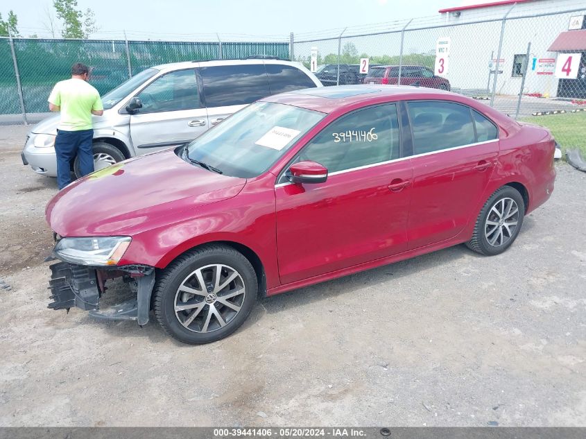 2017 Volkswagen Jetta 1.4T Se VIN: 3VWDB7AJ9HM280373 Lot: 39441406