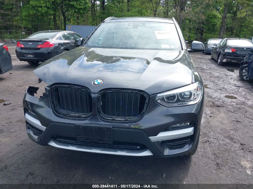 2021 BMW X3 xDrive30I VIN: 5UXTY5C09M9F37404 Lot: 39441411