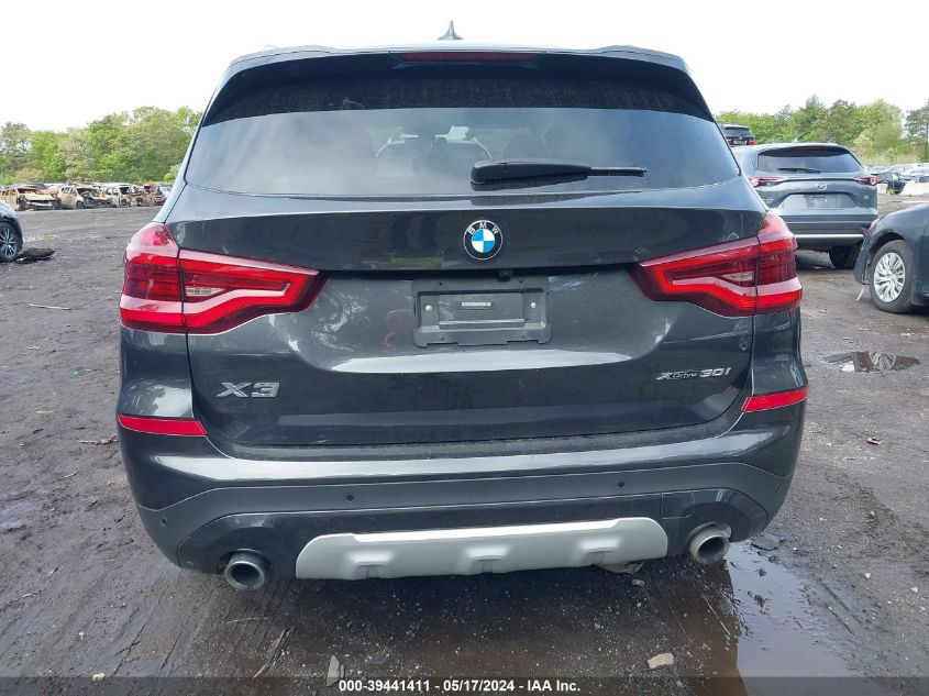 2021 BMW X3 xDrive30I VIN: 5UXTY5C09M9F37404 Lot: 39441411