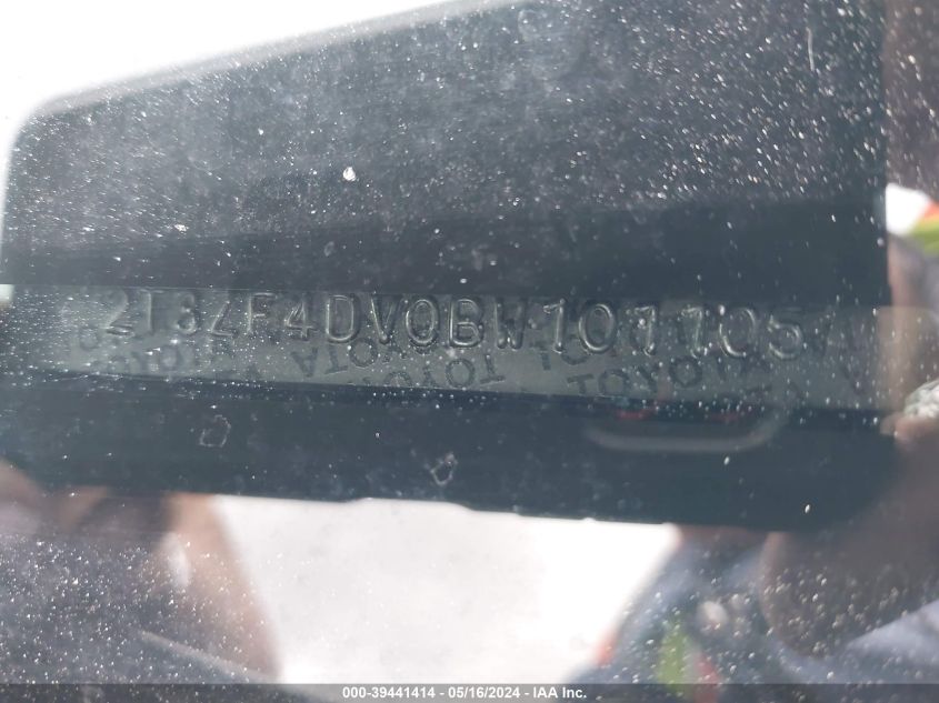 2011 Toyota Rav4 VIN: 2T3ZF4DV0BW101105 Lot: 39441414