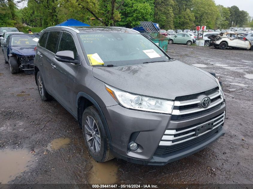 2019 Toyota Highlander Xle VIN: 5TDJZRFH0KS604904 Lot: 39441447