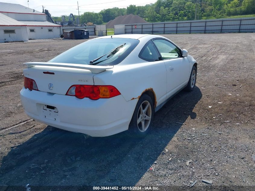 2002 Acura Rsx VIN: JH4DC54832C006655 Lot: 39441452