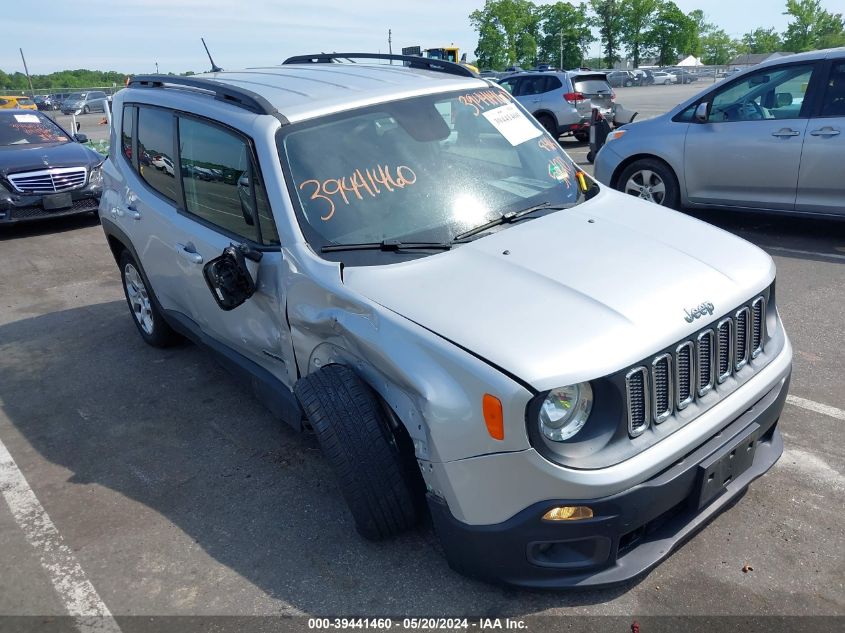 2016 Jeep Renegade Latitude VIN: ZACCJBBT3GPC86184 Lot: 39441460