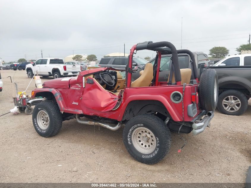 1998 Jeep Wrangler Se VIN: 1J4FY29P4WP721222 Lot: 39441462