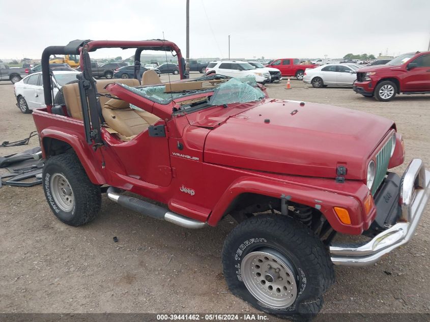 1998 Jeep Wrangler Se VIN: 1J4FY29P4WP721222 Lot: 39441462
