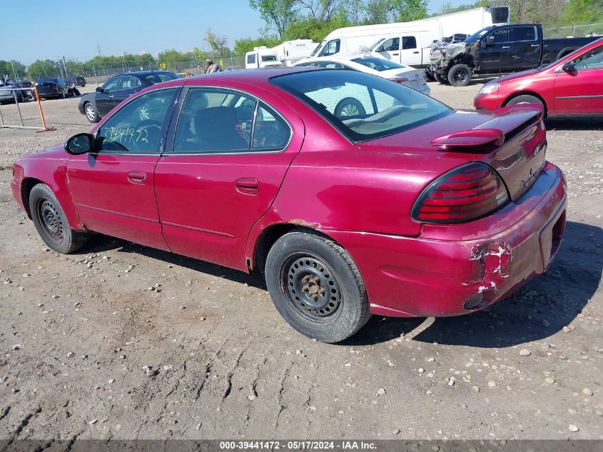 2005 Pontiac Grand Am Se VIN: 1G2NE52E35M249555 Lot: 39441472