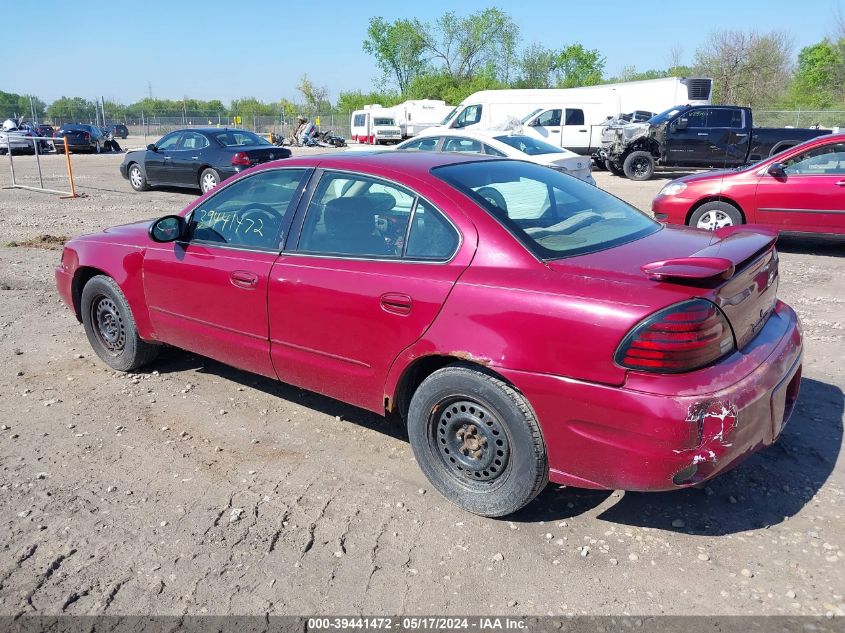 2005 Pontiac Grand Am Se VIN: 1G2NE52E35M249555 Lot: 39441472