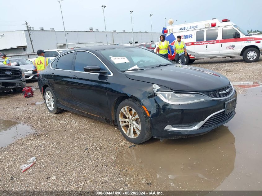 2015 Chrysler 200 Limited VIN: 1C3CCCAB4FN592119 Lot: 39441490