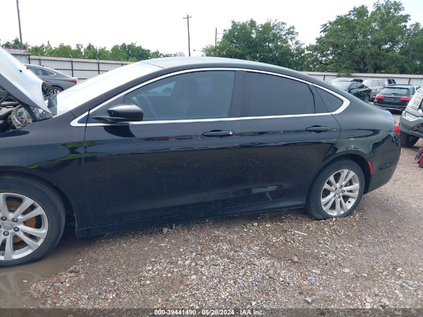 2015 Chrysler 200 Limited VIN: 1C3CCCAB4FN592119 Lot: 39441490