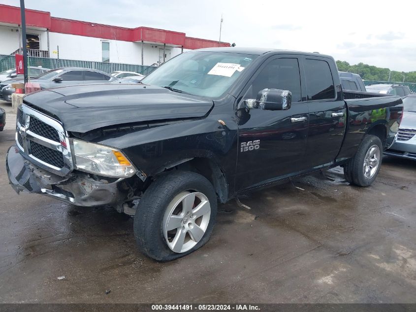 2018 Ram 1500 Slt Quad Cab 4X4 6'4 Box VIN: 1C6RR7GG8JS319572 Lot: 39441491