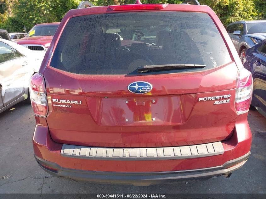 2016 Subaru Forester 2.5I Premium VIN: JF2SJAFCXGH490599 Lot: 39441511