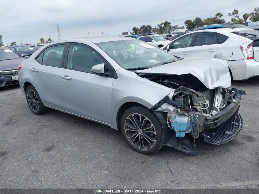 2015 TOYOTA COROLLA S PLUS - 5YFBURHE6FP328278