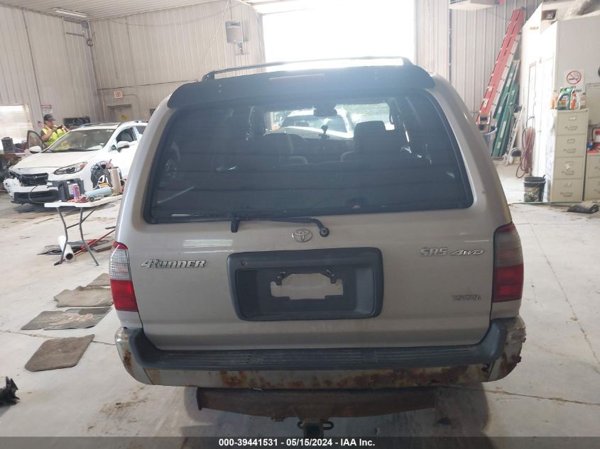 2000 Toyota 4Runner Sr5 V6 VIN: JT3HN86R3Y0268601 Lot: 39441531