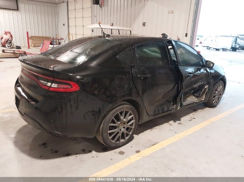 2016 Dodge Dart Se VIN: 1C3CDFAA4GD593607 Lot: 39441538