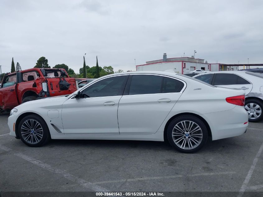 2019 BMW 530E Iperformance VIN: WBAJA9C54KB389114 Lot: 39441543