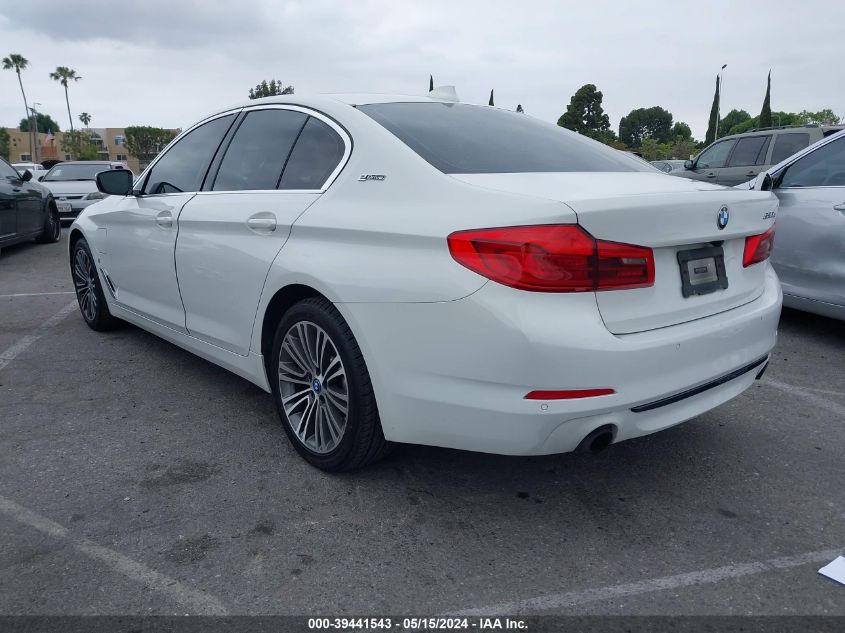 2019 BMW 530E Iperformance VIN: WBAJA9C54KB389114 Lot: 39441543